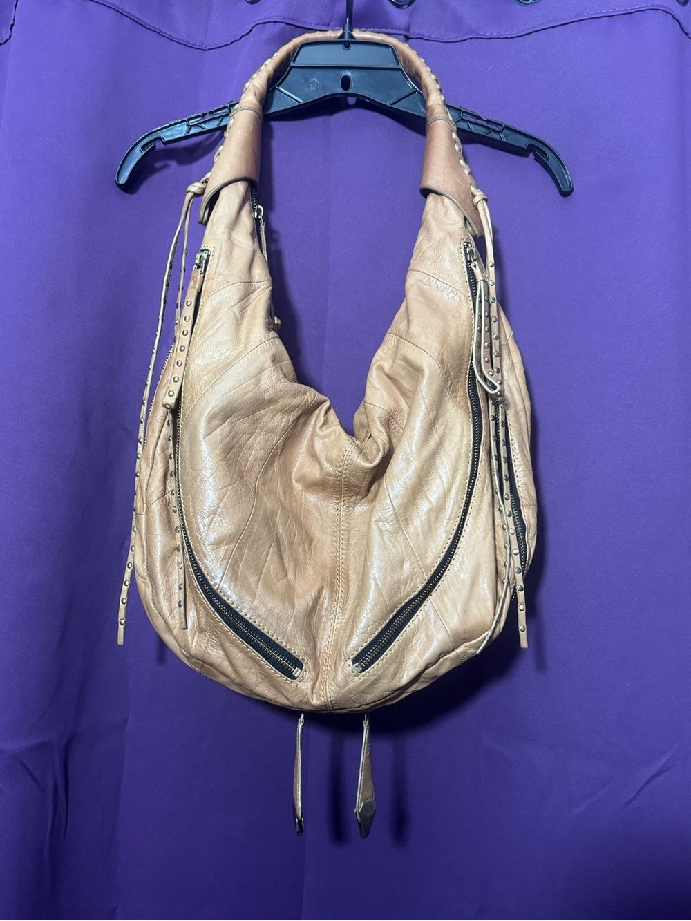OR By Oryany Tan Leather Hobo Shoulder Bag